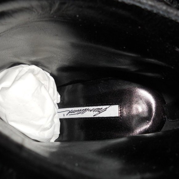 Brian Atwood ALEXA Ostrich Feather Suede Platform Ankle Bootie Boots Sho… - Picture 10 of 13